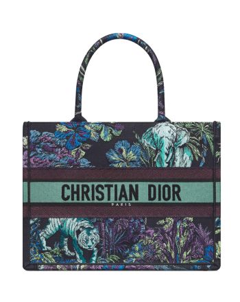 Christian Dior Medium Dior Book Tote Green