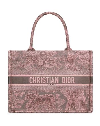 Christian Dior Medium Dior Book Tote Pink